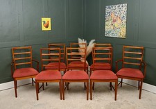 8 McIntosh Teak Dining Chairs