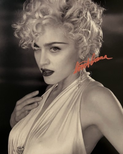 Madonna signed photo - madonna,