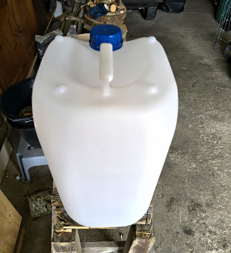 Large white plastic - white,