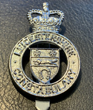Leicestershire Police Cap Badge Obsolete Post 1953.