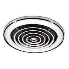 HiB Turbo Inline Extractor Fan 33600 Chrome Tatty Box
