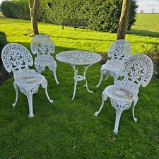 cast iron antique patio set