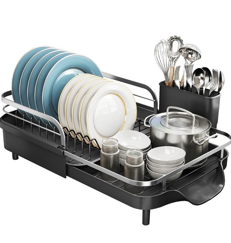 New large expandable dish rack - large,