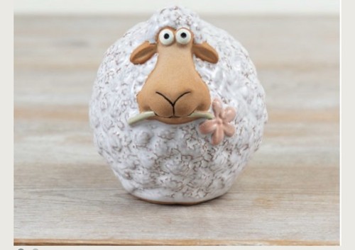 Small ceramic sheep - small,