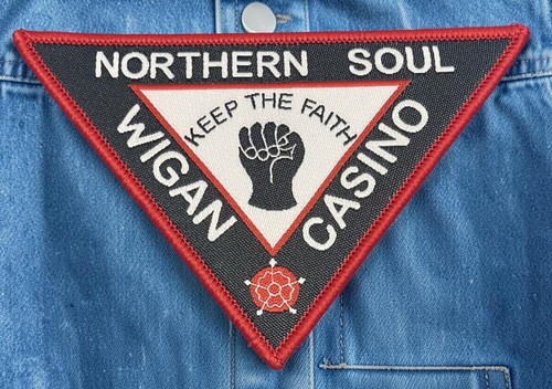 Northern soul iron patch - on,