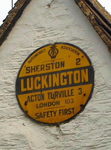 Photo 6x4 sign - sign,, luckington