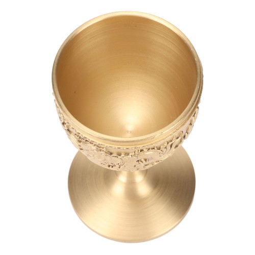 Wine goblet retro style - goblet, gold