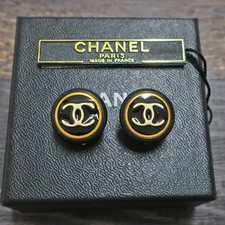 CHANEL Gold Plated CC Logos