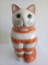 Quail Cat - "Marmaduke" 6 inch/15 cm. Decorative ginger character cat. 