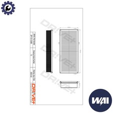 AIR FILTER DP1110.10.0800 FOR