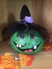 OOAK Gourd Witch Folk Art