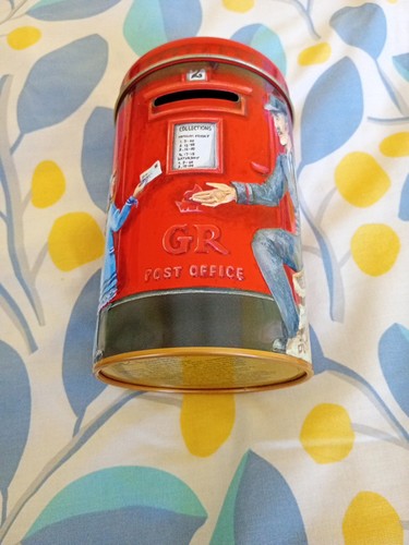 Red post box - red, money