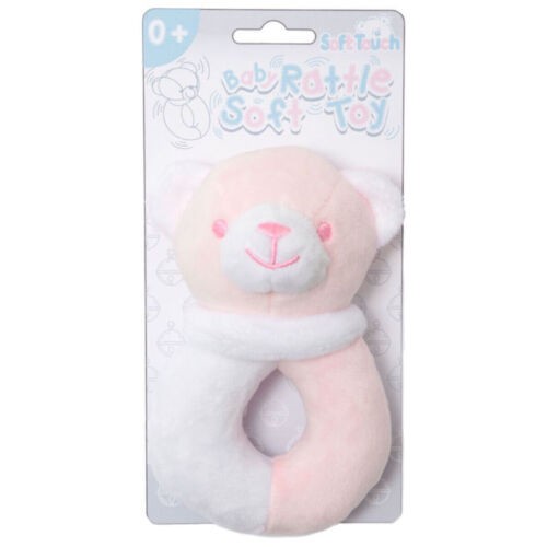 Baby teddy bear rattle newborn - baby,