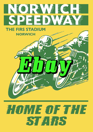 Norwich vintage retro speedway - norwich,