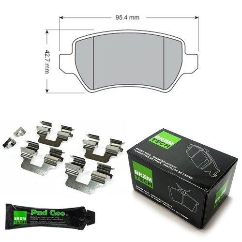Bremtech rear brake pads - rear,
