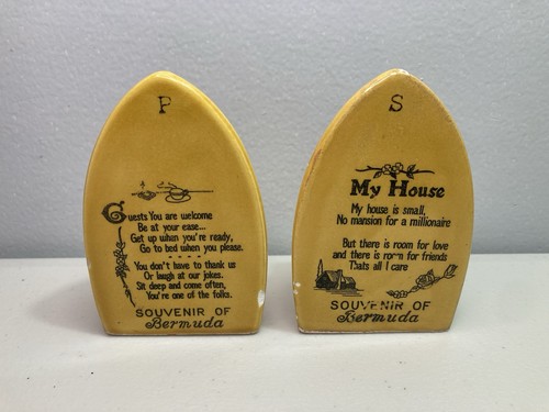 Vintage salt pepper - pepper, shakers