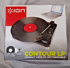 Ion Contour LP Compact Vinyl to MP3 Turntable New in box