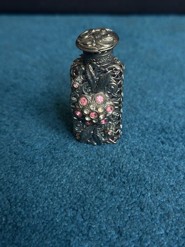 Vintage glass perfume bottle - perfume,