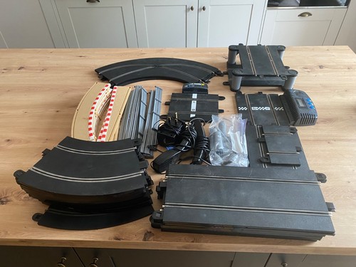 Scalextric track and - track,