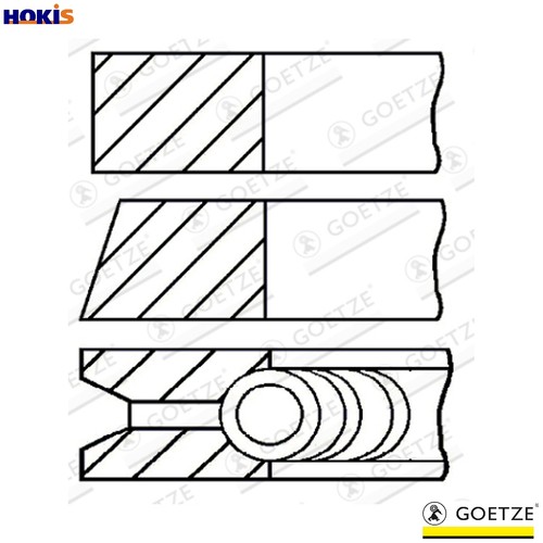 Piston ring kit - ring,