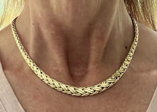 14k solid gold byzantine - solid,