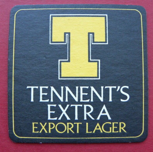 Tennents beer mat - tennents,