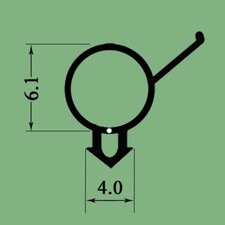 Profile 22 Upvc Rubber Gasket