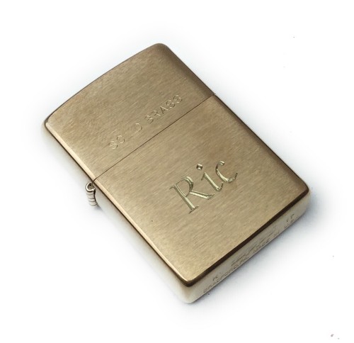Personalised genuine zippo - genuine,