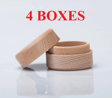 4 x Wooden with Lid Jewellery