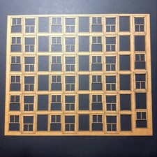 Sash Windows Sheet. Laser Cut