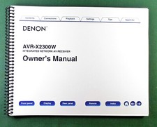 Denon AVR-X2300W Instruction
