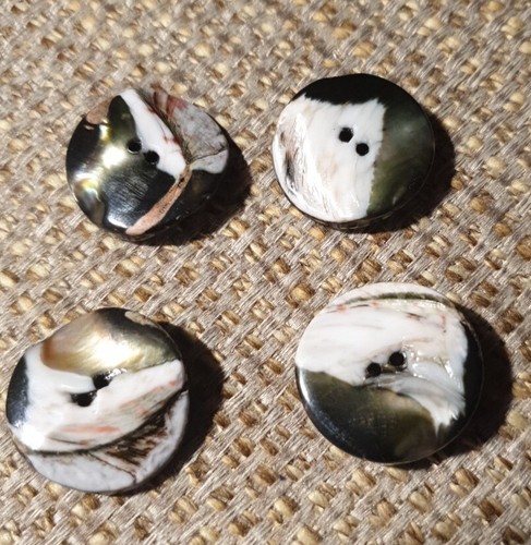 Vintage curved natural paua - natural,