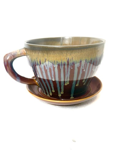 Teacup saucer planter plant - &,