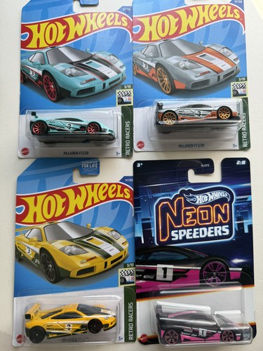 Bundle hot wheels mclaren - x4,