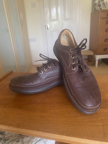 Clarks men brown - brown, leather