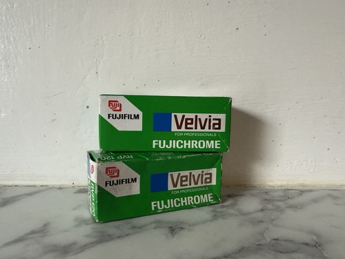 Two rolls fujifilm velvia - fujifilm,