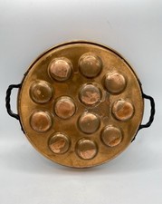 Antique Copper Escargot Egg