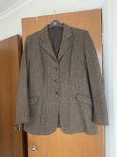 Ladies Caldene Brown Tweed Hunting/ Show Jacket Size 42