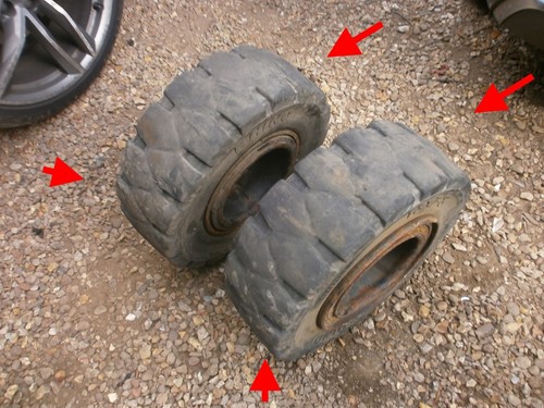 Forklift solid tyres rhino - forklift,