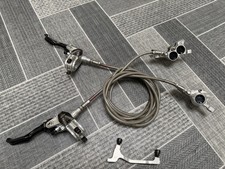 Hope Tech m4/x2 Braided Mountain Bike Downhill Brakes