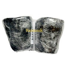 2x Small Organic African Black Soap 100% Handmade 200g