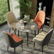 Faux leather upholstered - 2x,