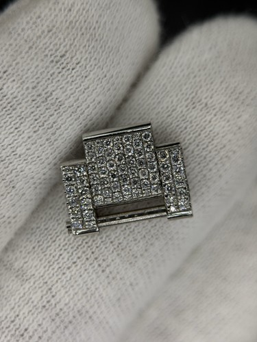 Pavè diamond set oyster link - diamond,