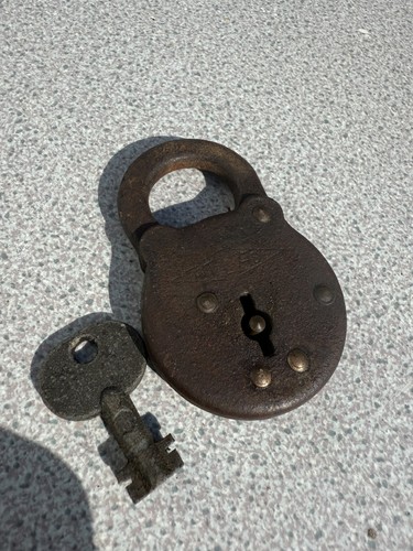 Vintage atlas padlock key - vintage,