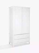 John Lewis Wilton 2 Door Wardrobe, White