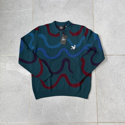 Parra polo long sleeve knit - parra,
