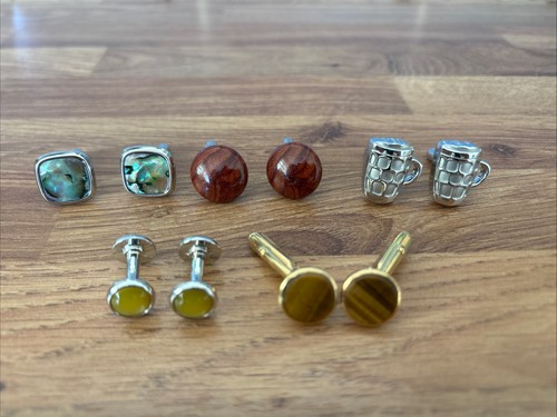 Vintage mens cufflink bundle - vintage,