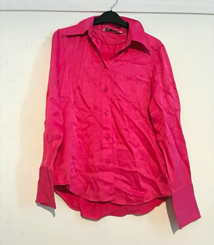 Zara women pink solid - women’s, xs