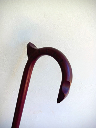 Handmade wooden walking cane - wooden,