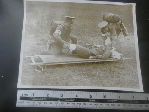 Wwi press photo - ramc, cross